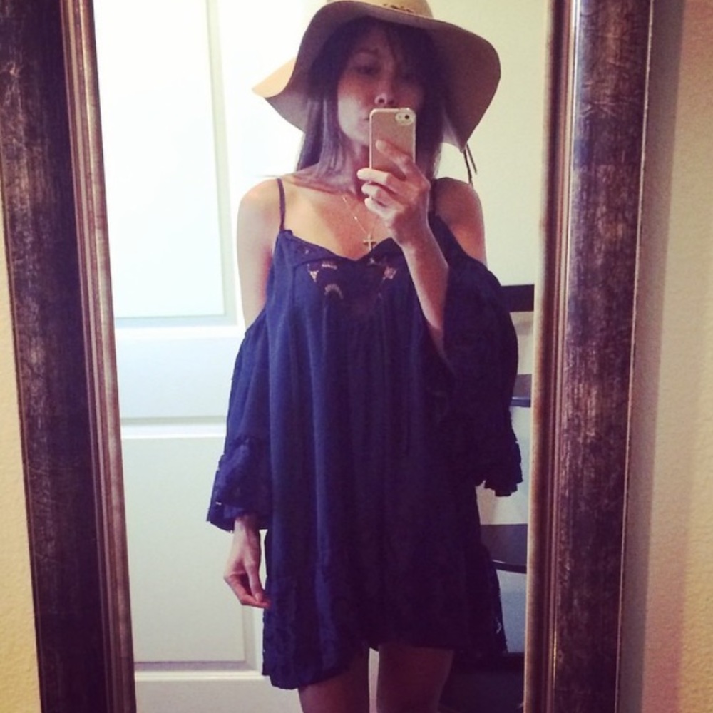 Tularosa Cold Shoulder Dress